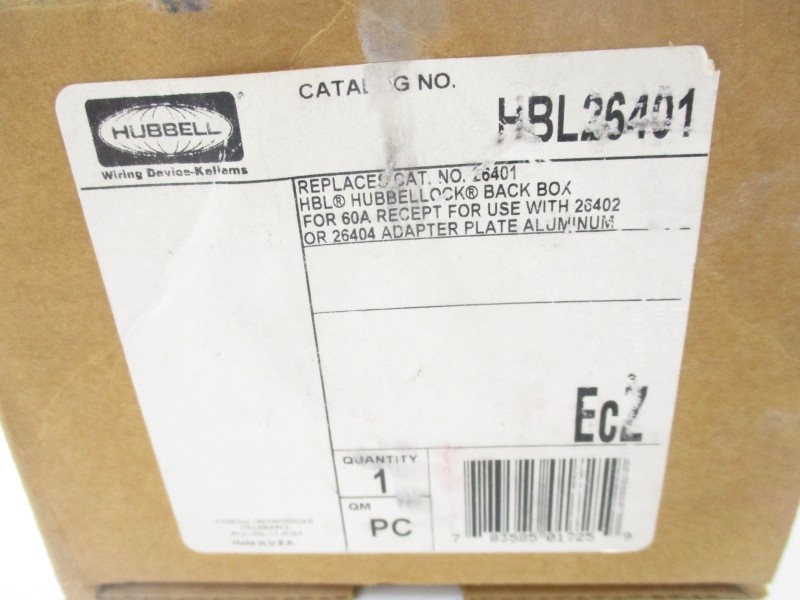 HUBBELL HBL26401 NSMP