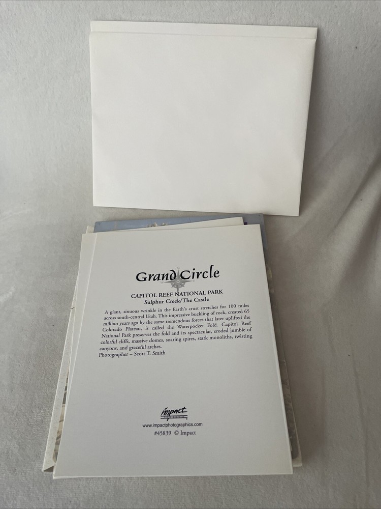 Grand Circle 6 Notescards with Envelopes