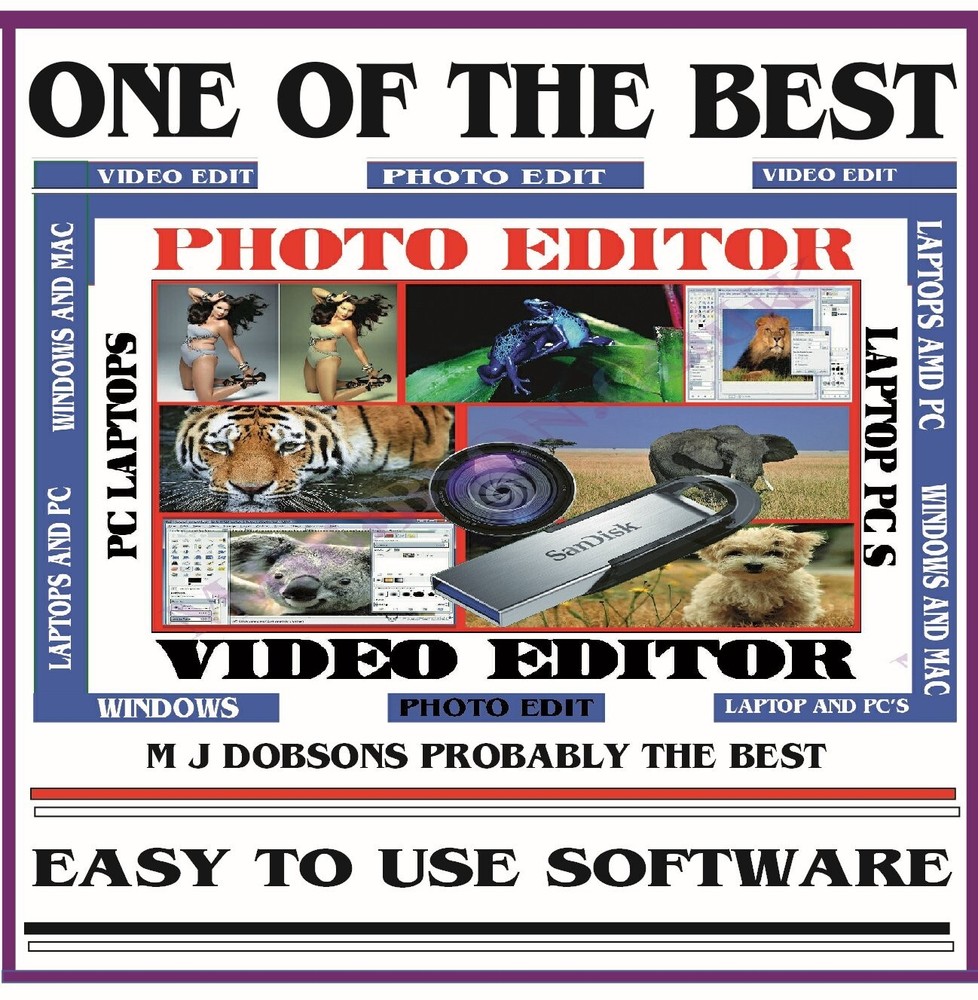 Professional Photo Video Editing Software USB – Image Editor for PC.
