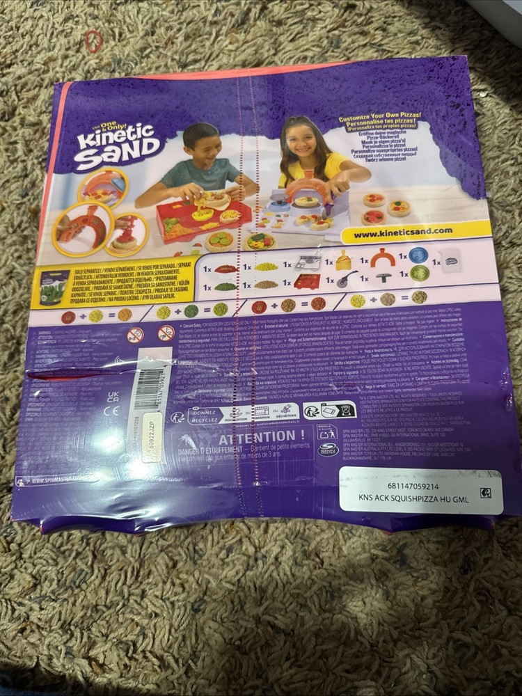 Kinetic Sand Squish Pizza Play Set