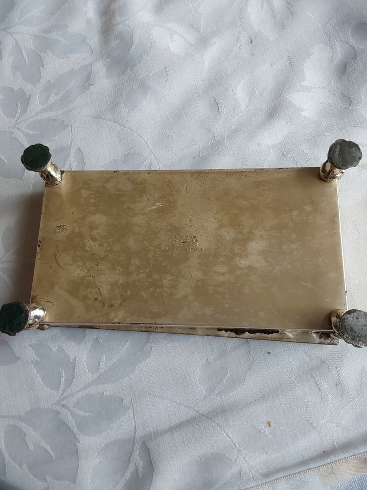 Vintage Ronson Silver Plated Cigarette Box 7" long 4" w