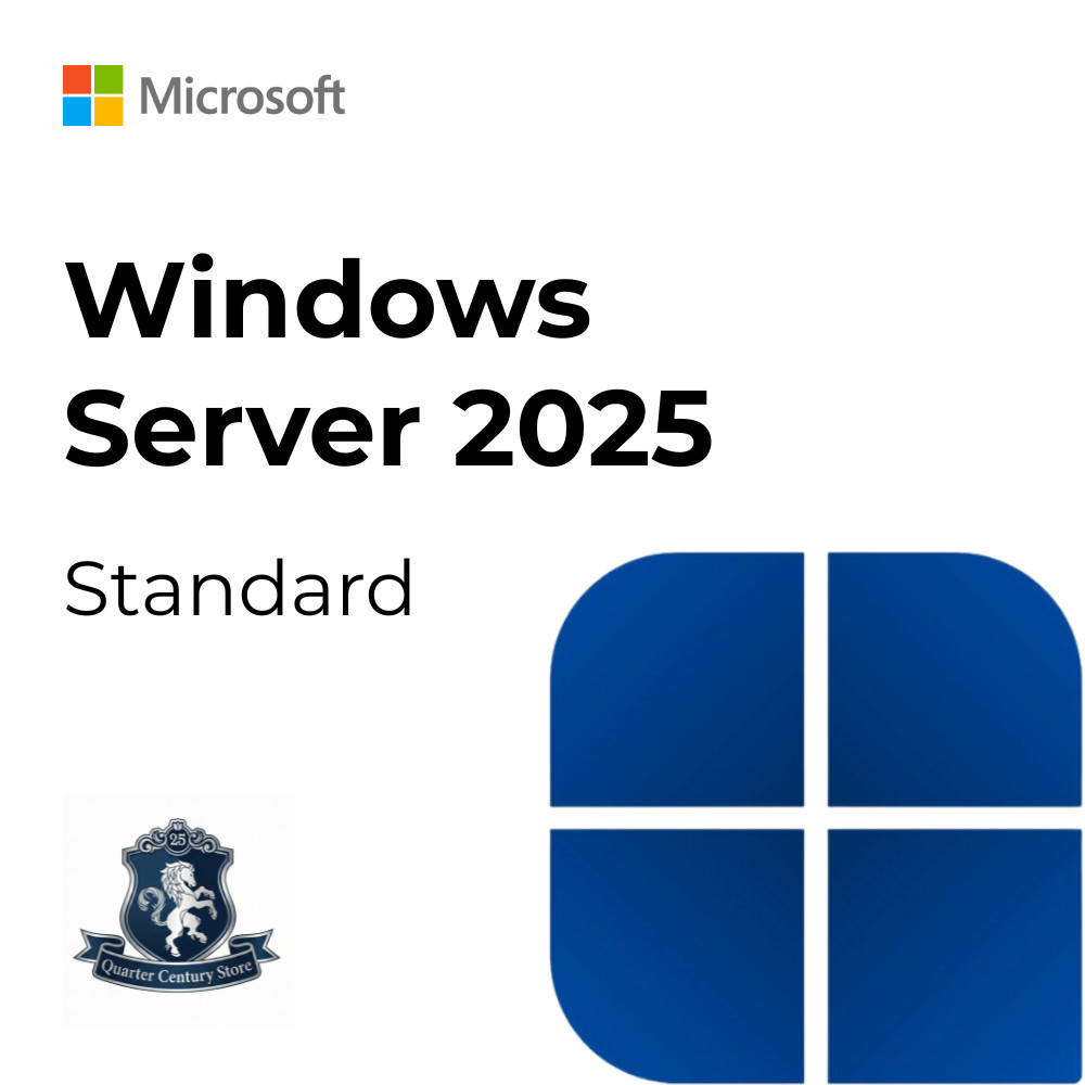 Microsoft Windows Server 2025 Standard 16 Core + 10 Access CALs