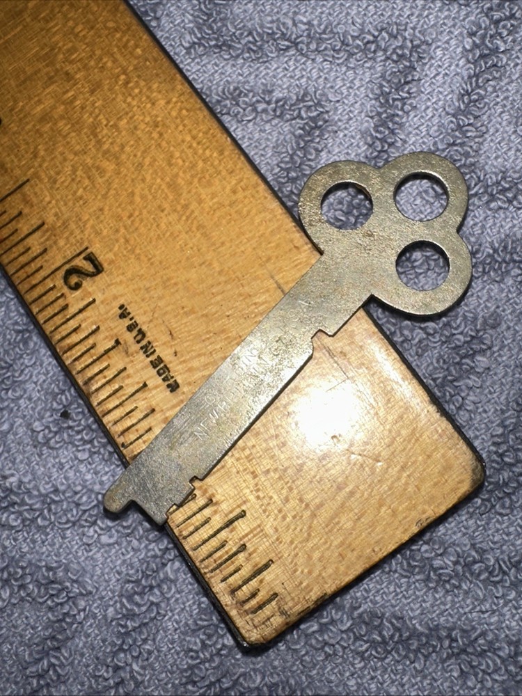 Antique Corbin Flat Key #1 Clover Leaf Design ￼
