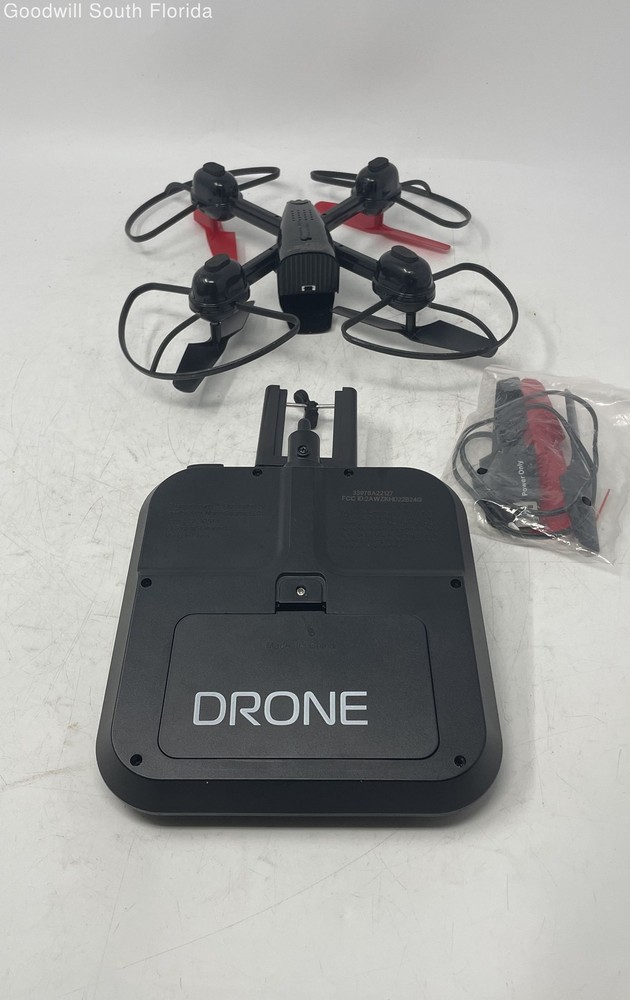 Sharper Image Mach X Black Video Streaming Camera Drone With Remote Not Tested