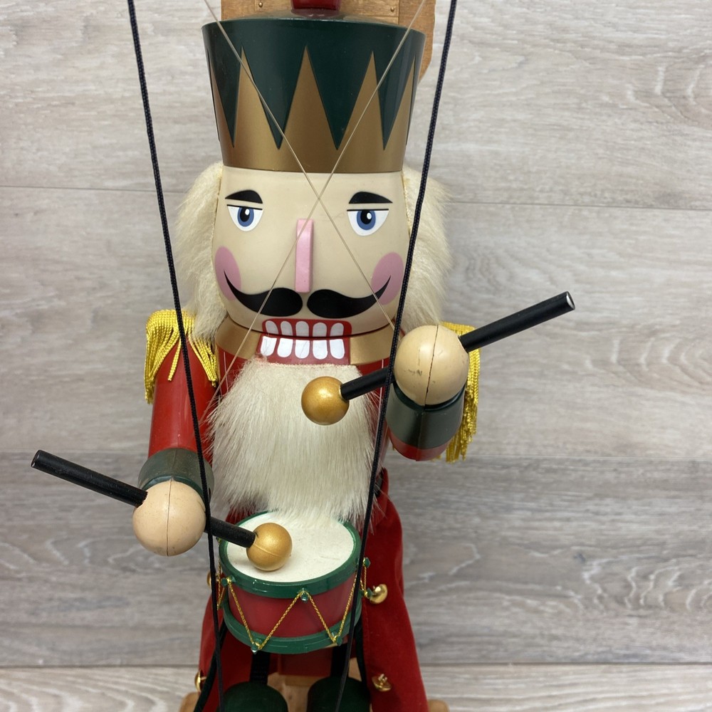 Nutcracker Marionette Animated Musical 22" Nutcracker Suite Works VIDEO