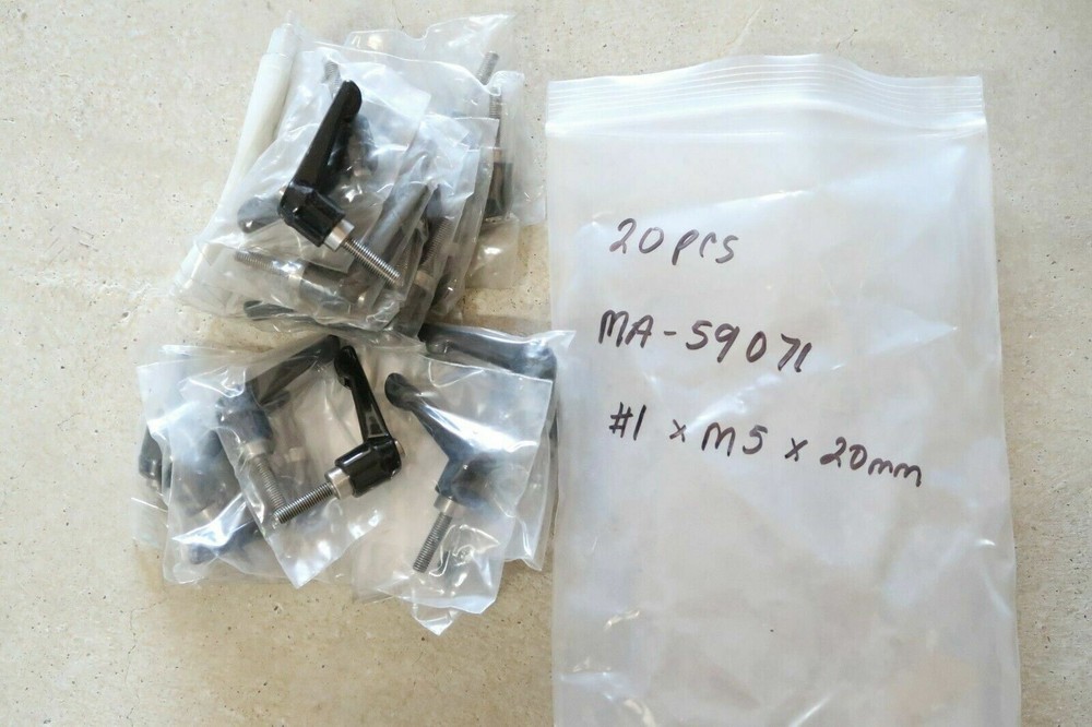 MONROE ENGINEERING MA-59071, #1 x M5 mm Stud SS Insert Adjustable Handle