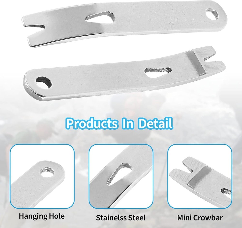 Durable Multi-Function Mini Pry Bars - Perfect for Outdoor and Indoor Use