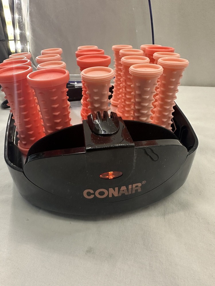 Conair Hot Rollers HS83N Curls & Waves Easy Roll Grip Travel