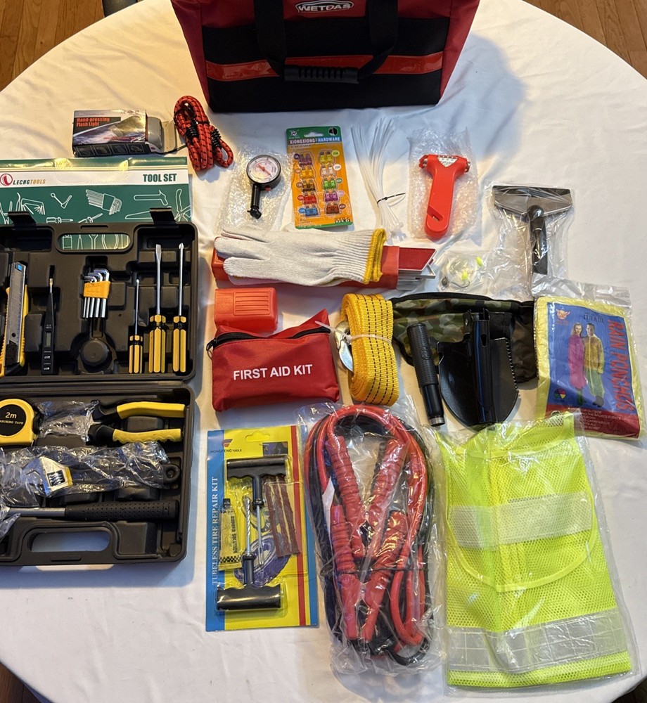 Watbas Roadside Emergency Kit Bag Set