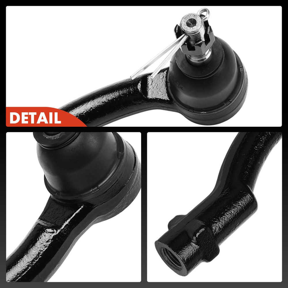 2Pcs Front Outer Side Tie Rod End for Hyundai Genesis 2009-2015 Equus 2011-2014