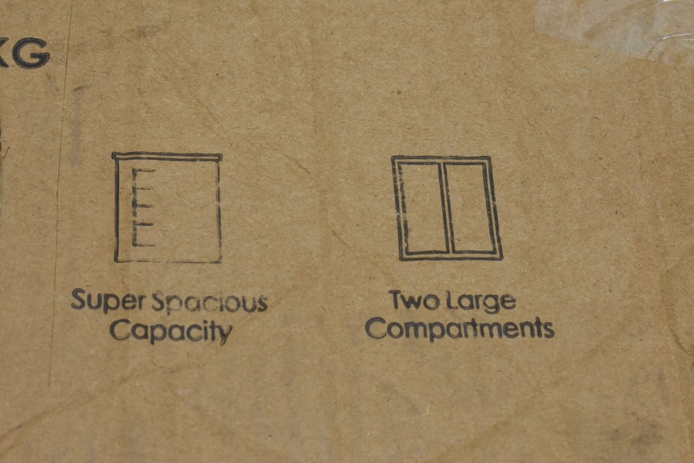 Double Laundry Hamper w/ Wheels Divided Laundry Hamper w/ Removable Bags