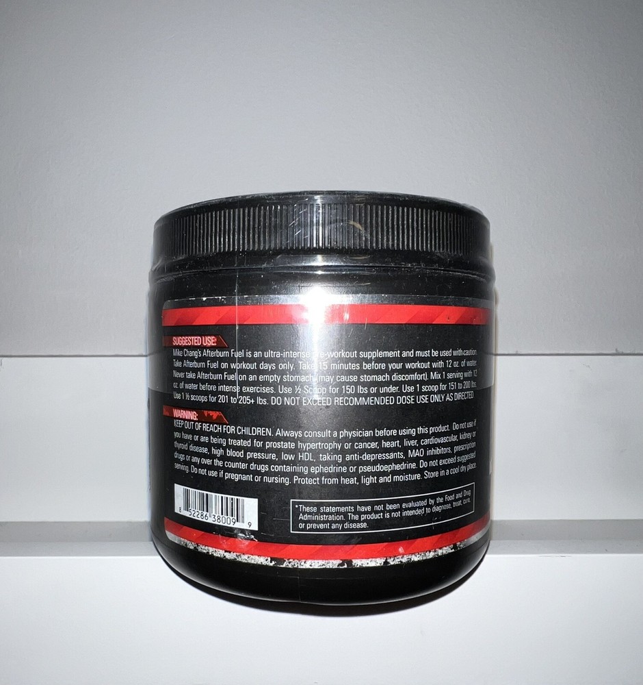 MIKE CHANG'S AFTERBURN FUEL PRE-WORKOUT (From SixpackShortcuts, Discontinued)
