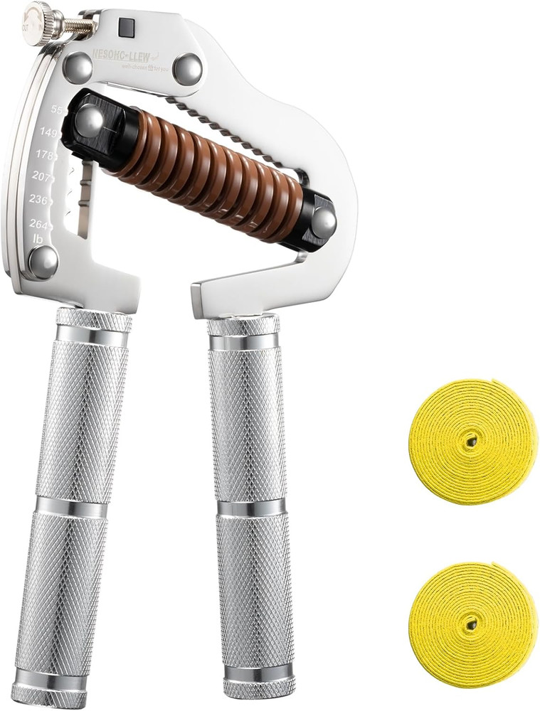 Premium Adjustable Grip Strength Trainer - 55-264 Lbs Resistance Range