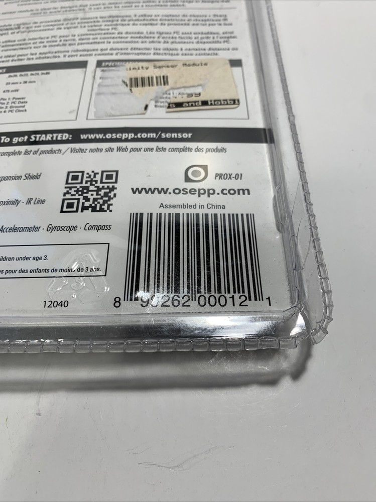 OSEPP PROX-01 IR Proximity Sensor (Arduino Compatible)