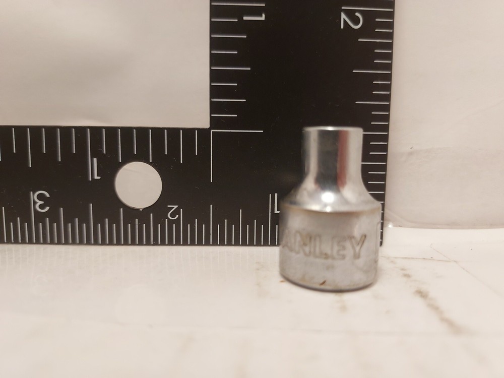 Stanley 1/4" x 3/8" Dr Standard Socket 6 Pt # 86-255
