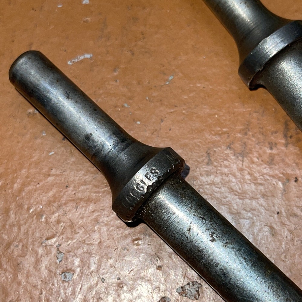2 AJAX 910 Air River Cutter Chisel Punch USA