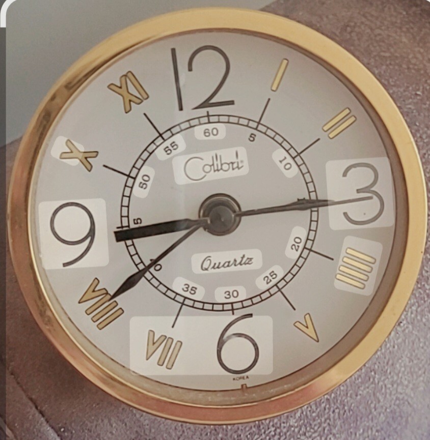 Colibri Brass Desk Clock - Y