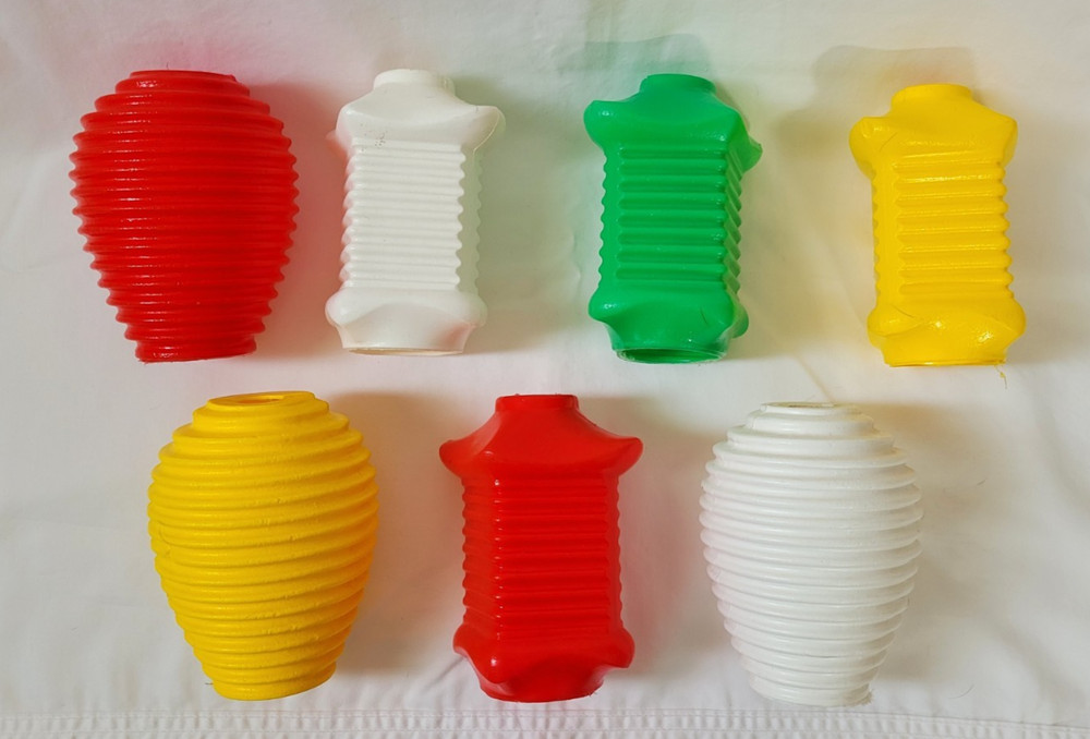 Vintage Camper Light Blow Mold Covers Lanterns Beehive Replacements