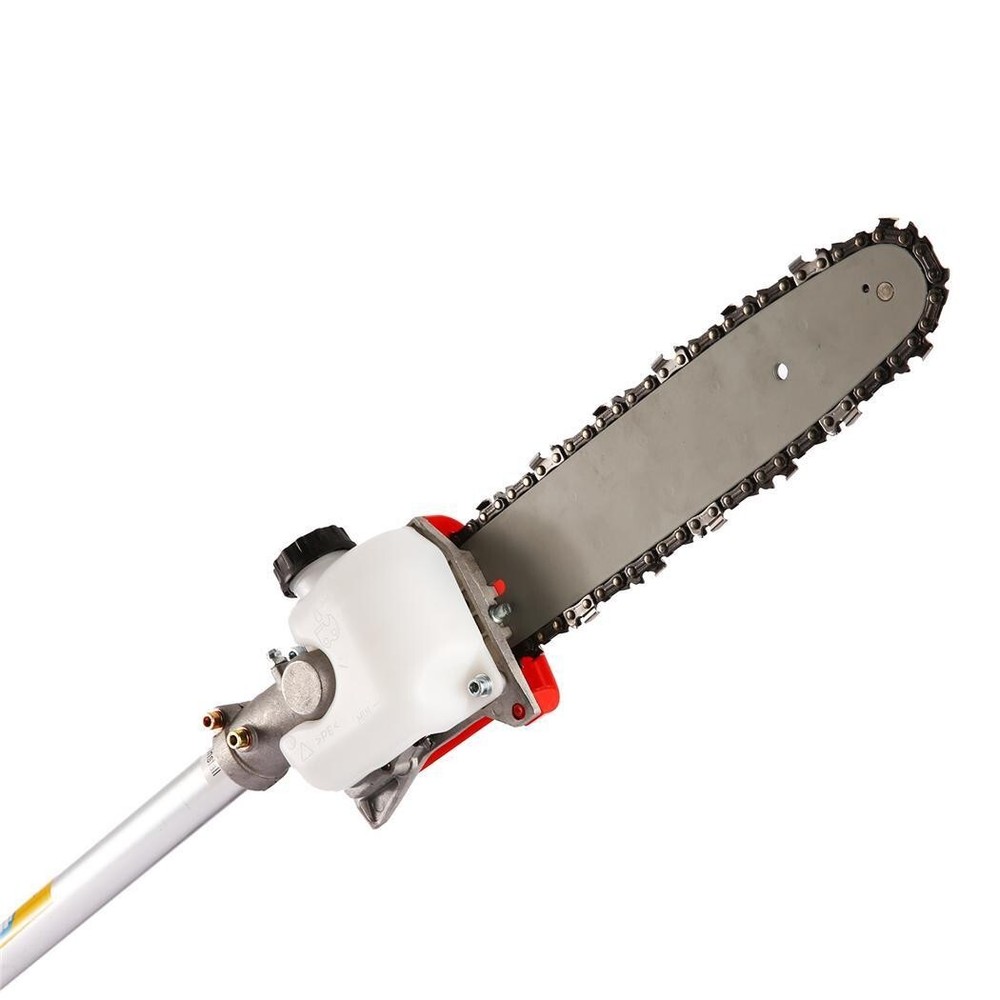 58CC 2 Stroke Gas Powered Pole Saw Chainsaws Tree Trimmer Long Reach Extendable