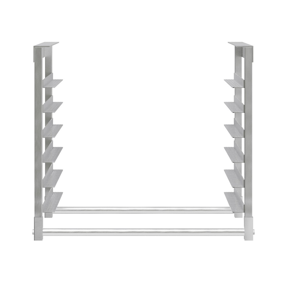 Under Table-Mounted Aluminum 6 Tier Sheet Pan / Bun Pan Rack. NSF