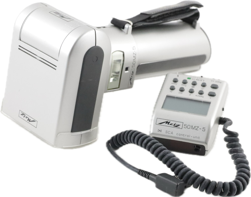 Metz Mecablitz 50 MZ-5 - Flash Gun With Controller , Missing Charger - Untested