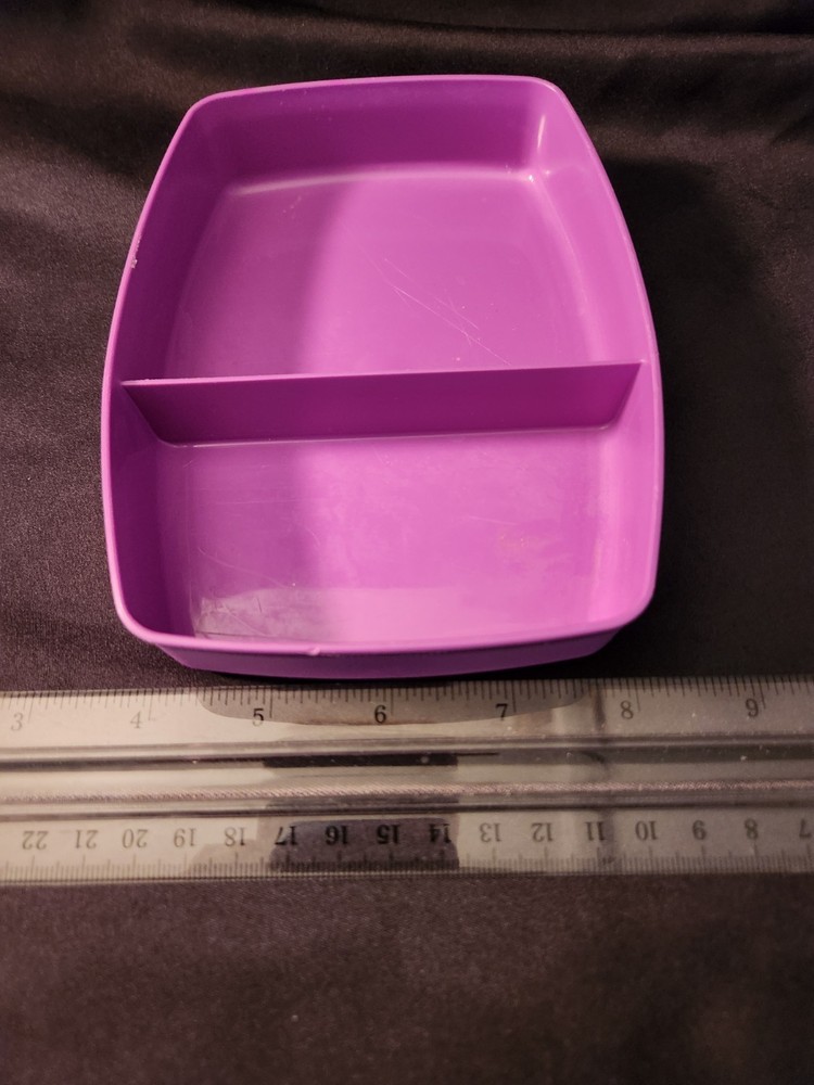 Pink Packette Divided Container Replacement Vintage Tupperware 813-7