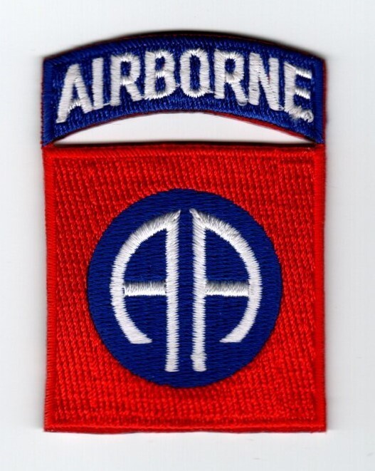 82ndh Airborne Division patch.
