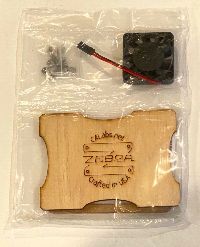 Zebra Fan Top Upgrade for – Raspberry Pi 3 B+ ~ C4Labs