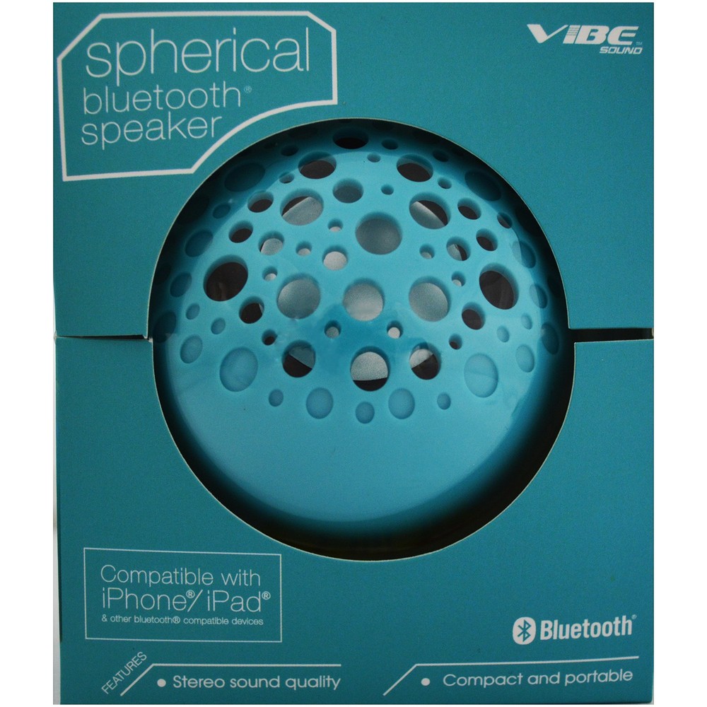 Portable Bluetooth Mini Speaker – Battery Powered, Compact, Wireless Sound, Blue