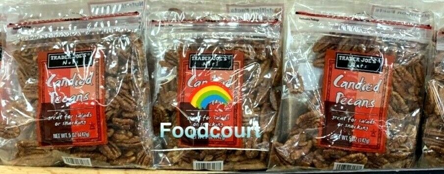 3 Packs Trader Joe's Candied Pecans 5 oz Each Pack