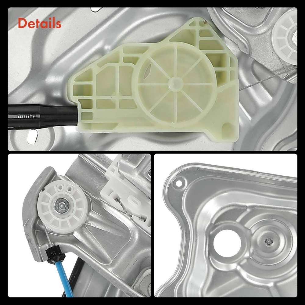 Power Window Regulator w/ Panel for Hyundai Genesis Coupe 2010-2016 Front Left