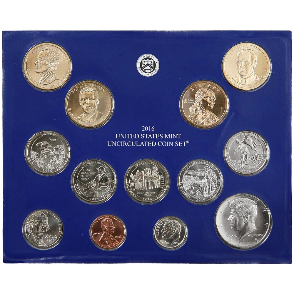 2016 Mint Set Original Plastic 26 BU Coins BU