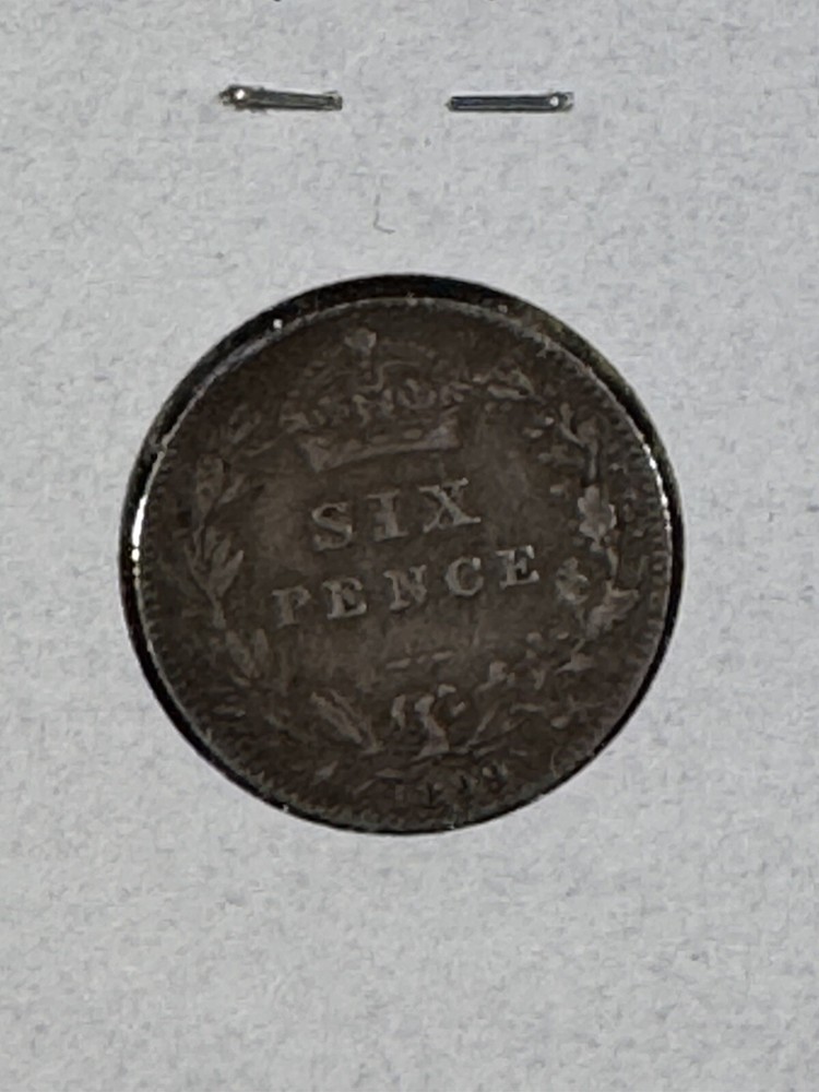 1899 Great Britain Silver 6 Pence