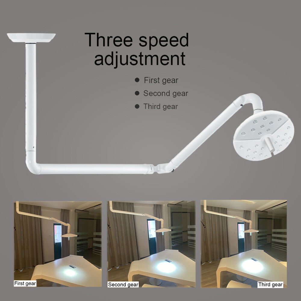 36W Ceiling Dental Shadowless Operation Lamp Surgery Exam Light + Touch Switch
