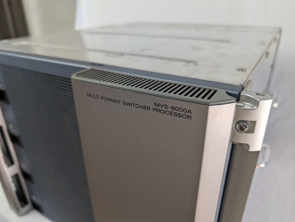 Sony MVS-8000A Multi-Format Switcher Frame – 51 Inputs, 24 Outputs