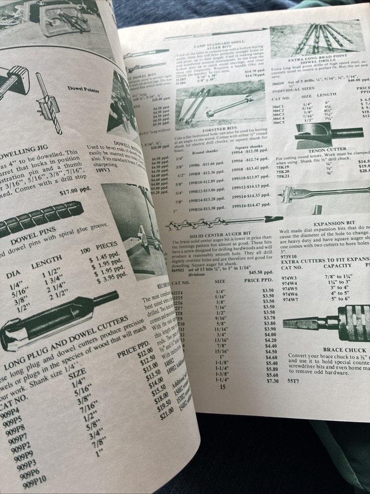 Frog Tool Company Catalog 1977 Wood Working Tools Chicago