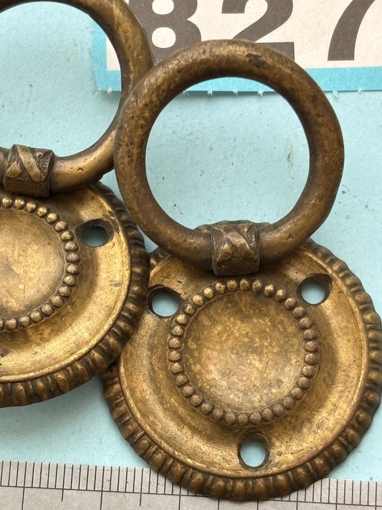 clock maker Antique Brass bracket clock side handle pulls bracket clock handles