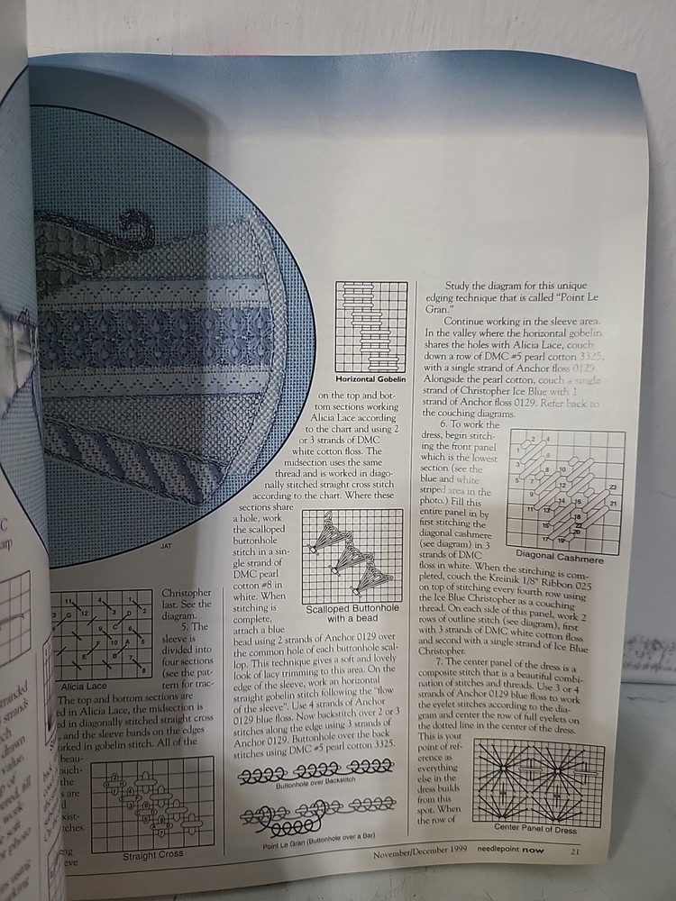 Needlepoint Now Magazine - Nov/December 1999 - needlepoint pattern projects