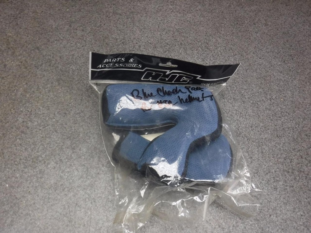 HJC Blue Check Pads 648