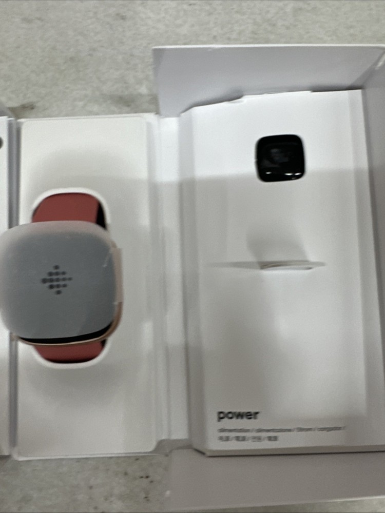 Fitbit Versa 4 Wristband Activity Tracker - Pink Sand/Copper Rose