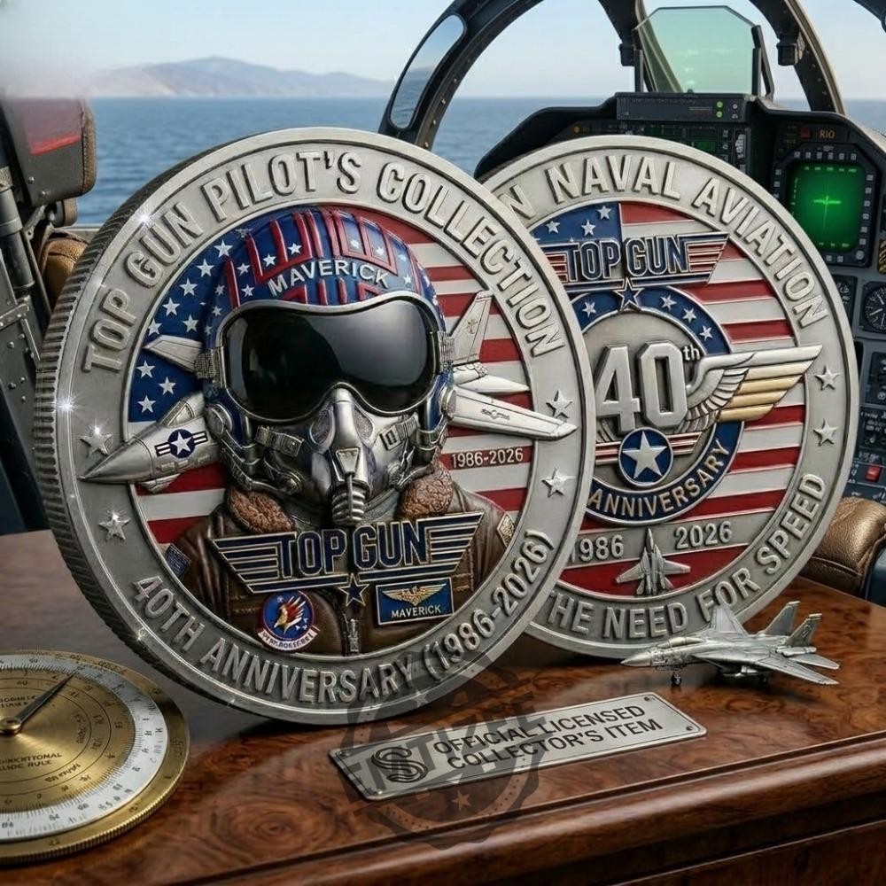 Top Gun Maverick 40Th Anniversary Coin