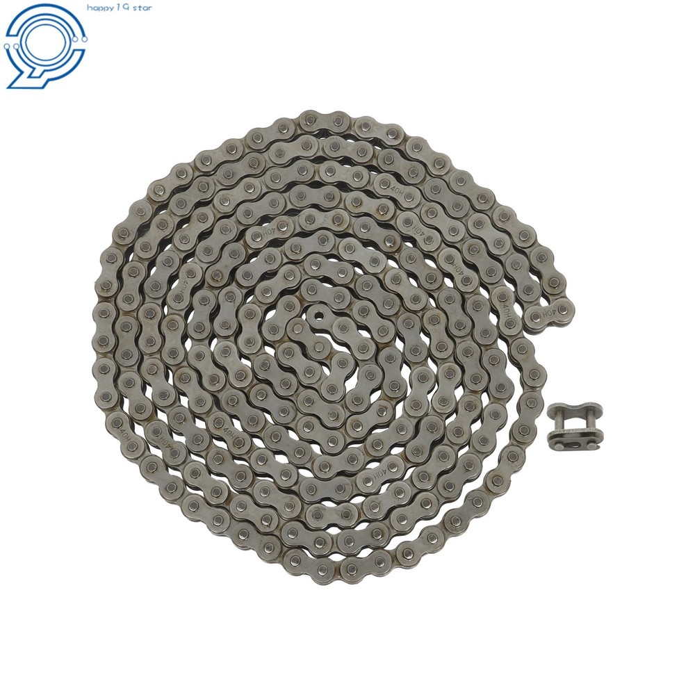 Replacement #40H Heavy Duty Roller Chain 10Ft with 1 Connecting Link