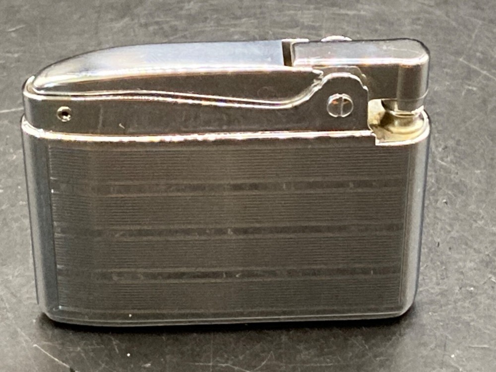 Vintage Ronson Chrome "Adonis" Pocket Lighter in Original Box