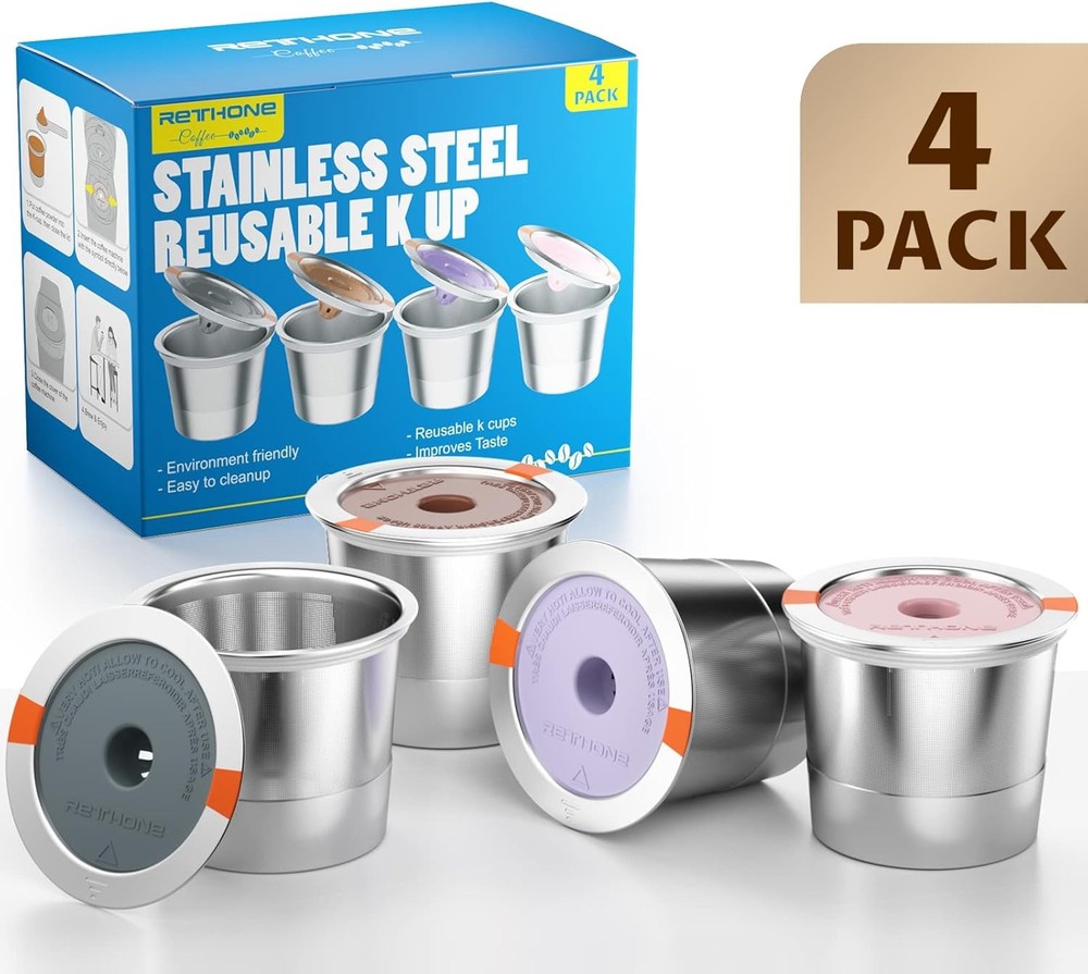 RETHONE K Cup Reusable Coffee Pods