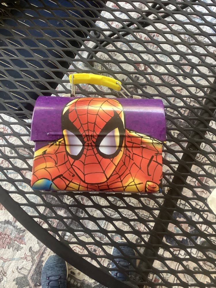 Spider-Man 2 Mini Tin Lunch Box 2004 Marvel Characters