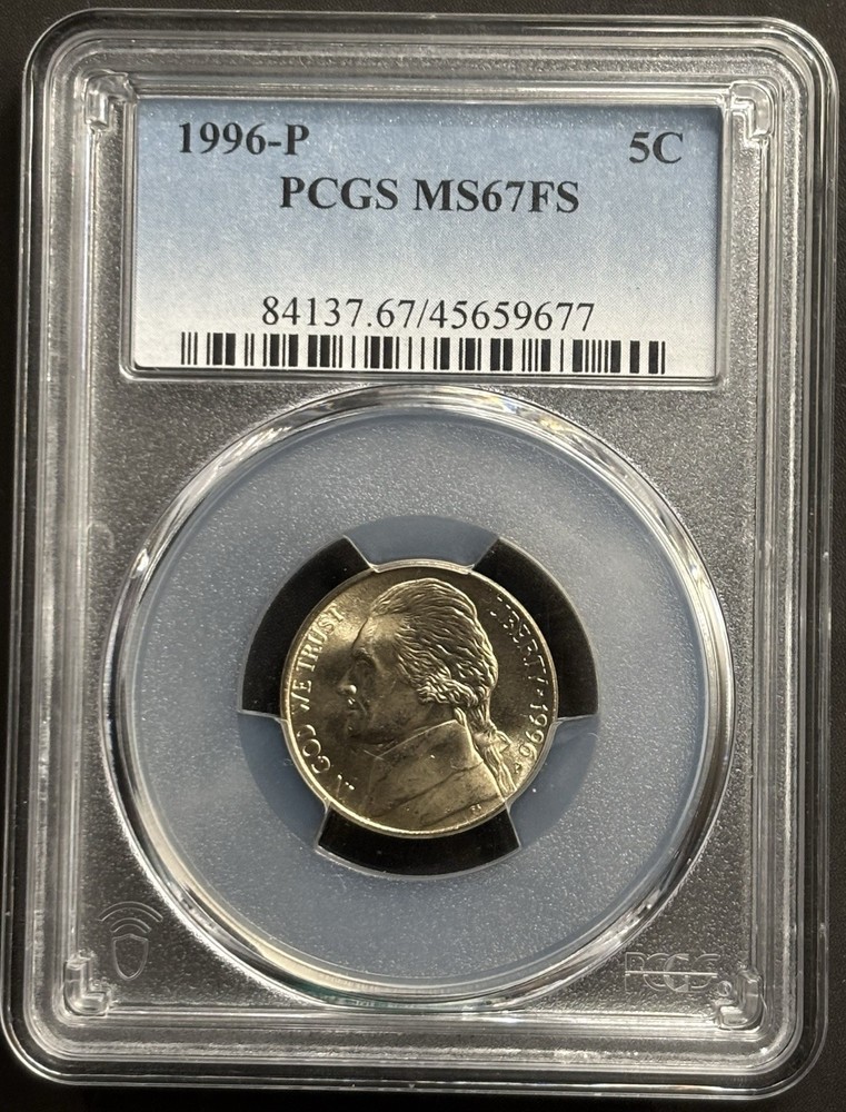 🇺🇸1996 P - Jefferson Nickel - PCGS - MS 67 FS