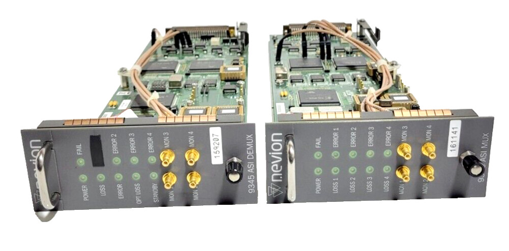 NEVION 9345 DEMUX / MUX ASI ENCODER DECODER BOARD FROM VPG6200 USED.
