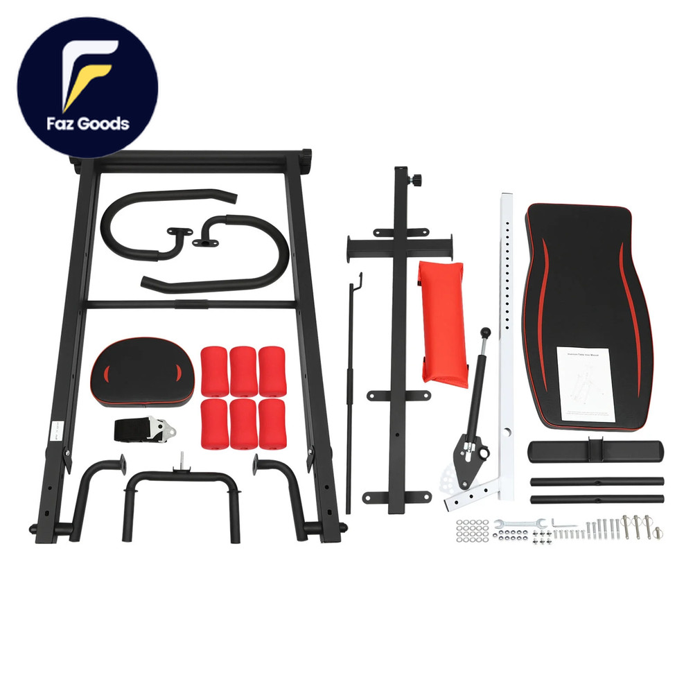 Inversion Table Heavy Duty Hang Upside down Gravity Back Therapy Pain Relief New