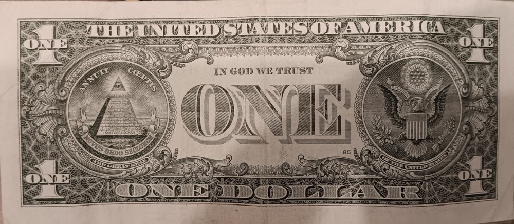 2013 B $1 Duplicate Star Note B05952274*