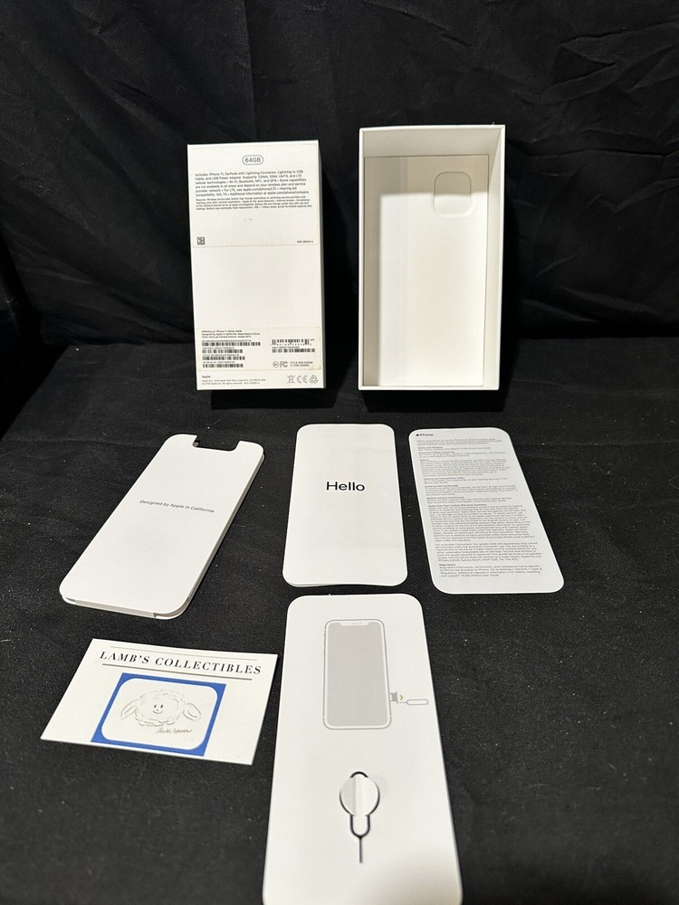 ORIGINAL Apple iPhone 11 White 256gb EMPTY BOX ONLY